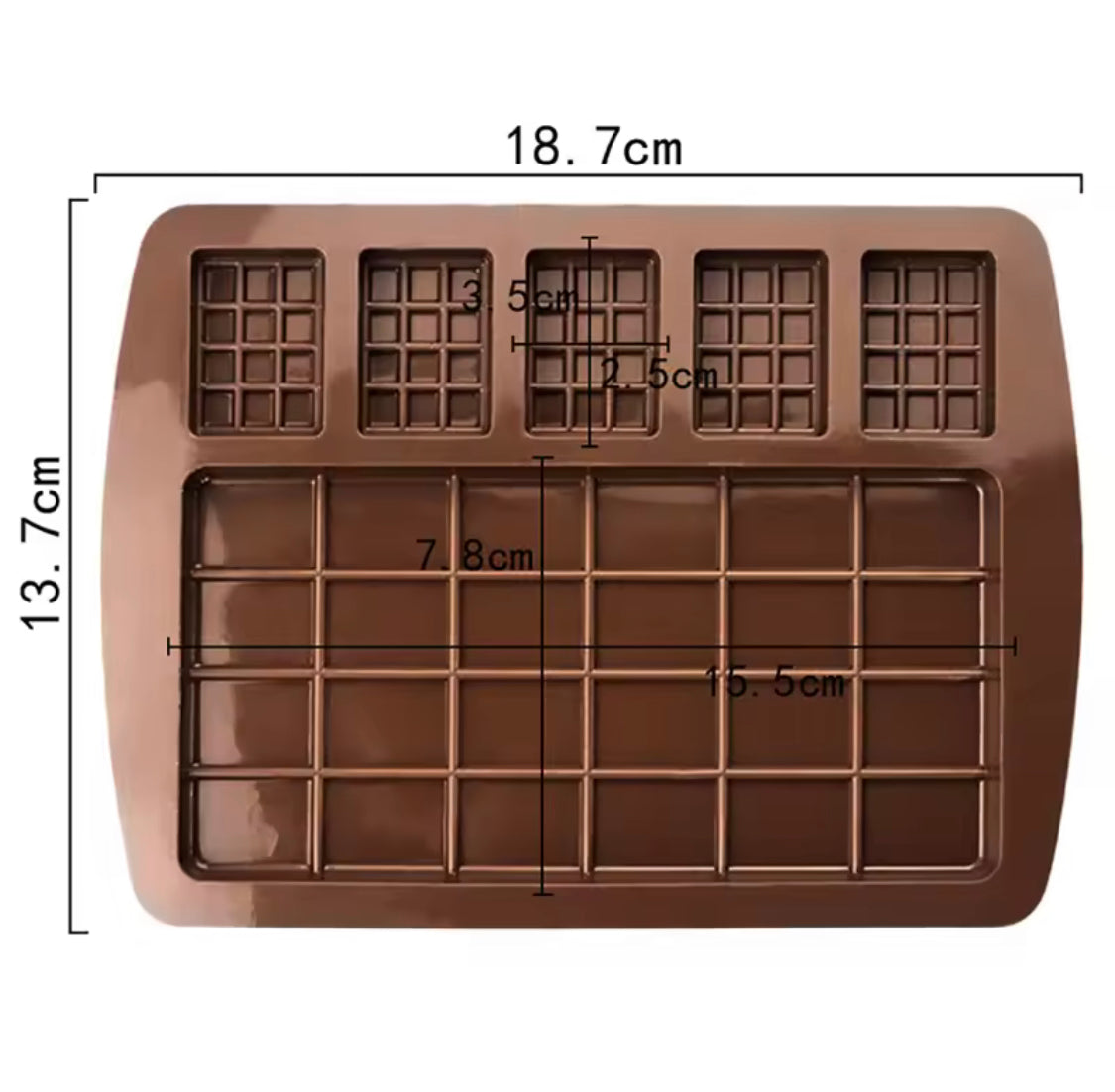 3D Silicone Chocolate Mold, Handmade Chocolate Bar Mold, Cake Decorating Tool 3D Silicone Chocolate Mold, Handmade Chocolate Bar Mold, Cake Decorating Tool